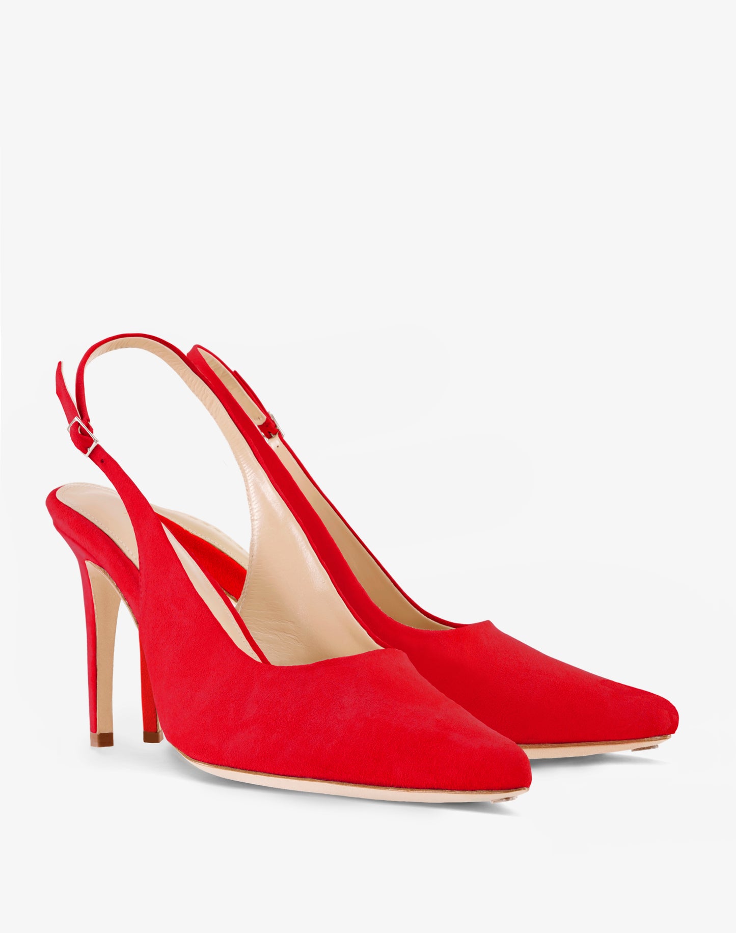 SCARLET RED SLINGBACK
