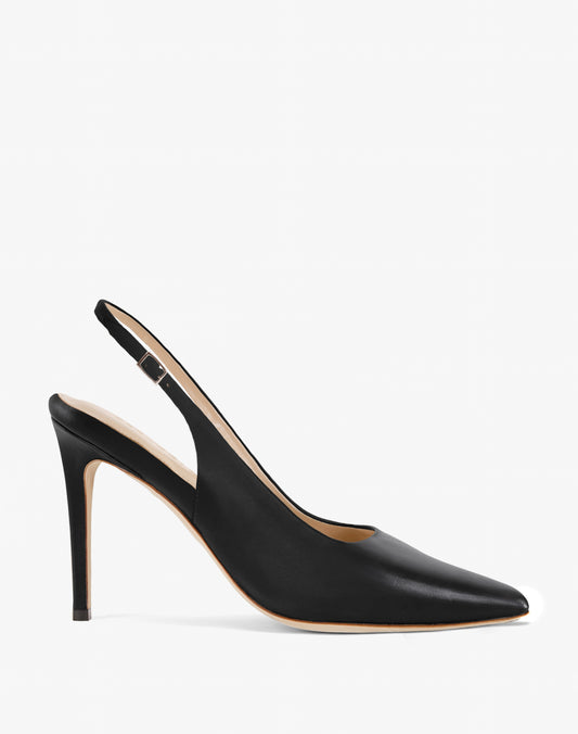 BUSINESS BLACK SLINGBACK