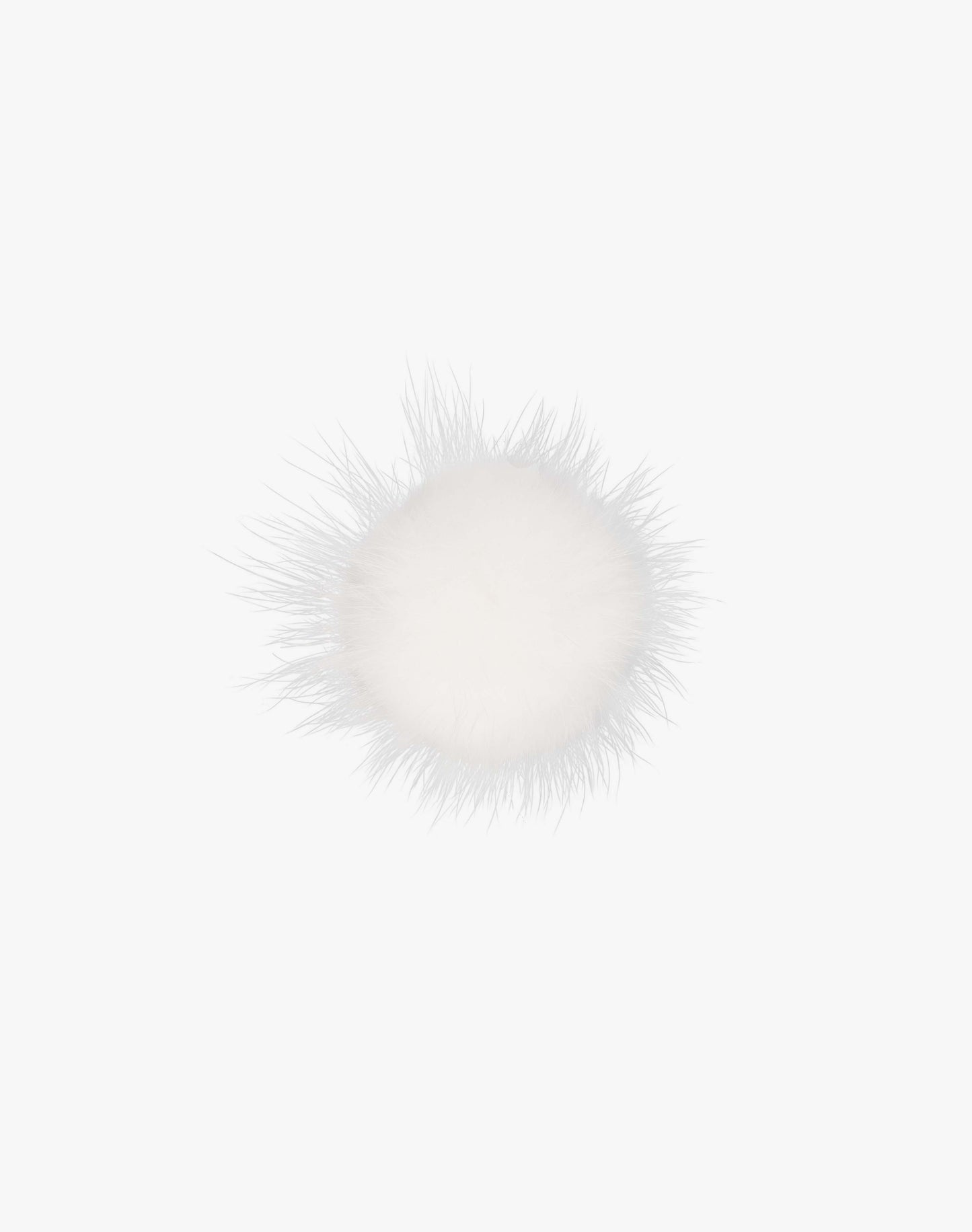 POM POMS-WHITE