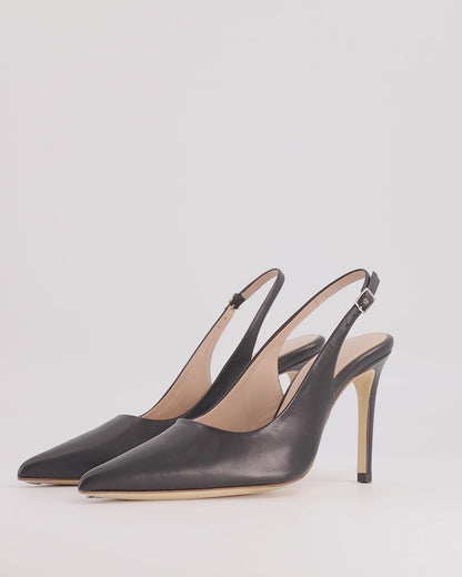 BUSINESS BLACK SLINGBACK